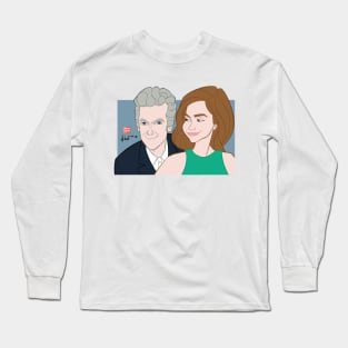 The Doctor and Clara Long Sleeve T-Shirt